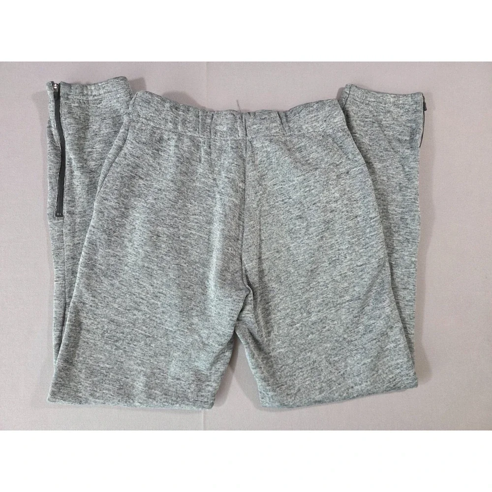 Nike Joggers Womens Extra Small Heather Gray Therma Training Pants Zipper Legs